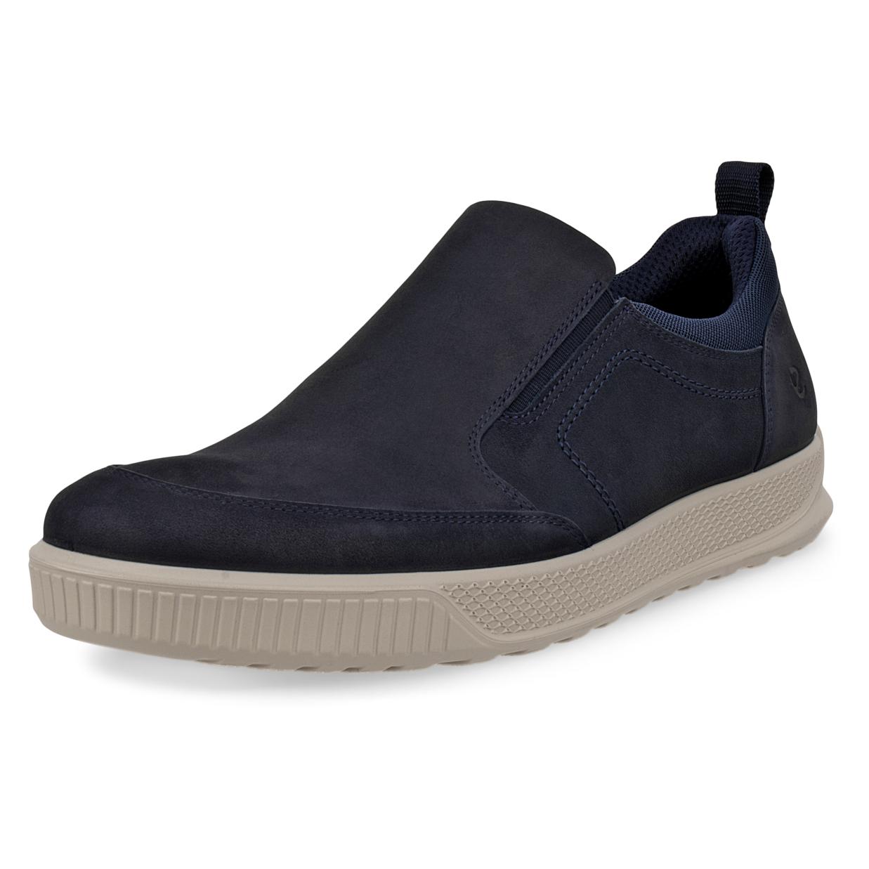 Ecco, Mannen, Sneakers, Byway Sneakers Blauw Leer - Maat 43, Blauw, (43)