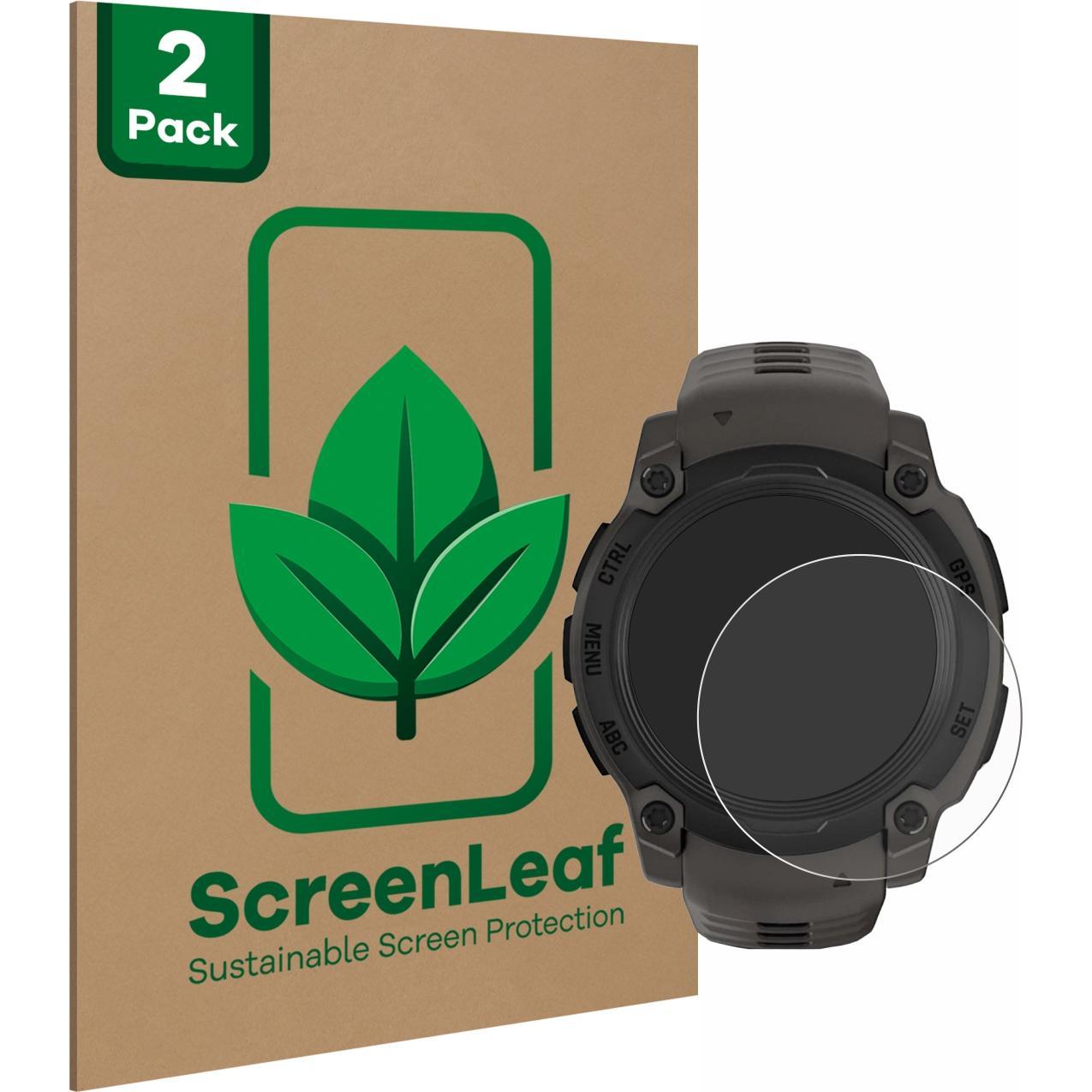 Thumbnail - ScreenLeaf Schutzfolie nachhaltiger Displayschutz Display Schutz Folie Klar Transparent, Smartwatch Schutzfolie, Transpa...