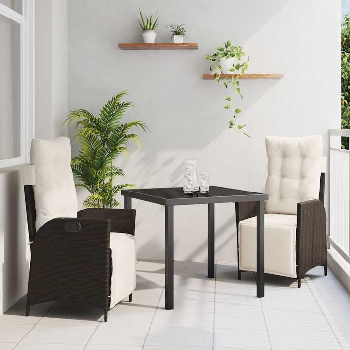 Produktbild vidaXL Garten Essgruppe (80 x 80 x 73 cm)