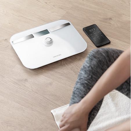 Produktbild Cecotec Surface Precision EcoPower 10200 Smart Health Bathroom Scale with Push Button High Security Tempered (180 kg)