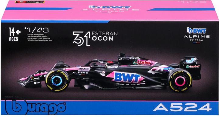 Produktbild Bburago Alpine F1 A524 1/43 Ocon 2024