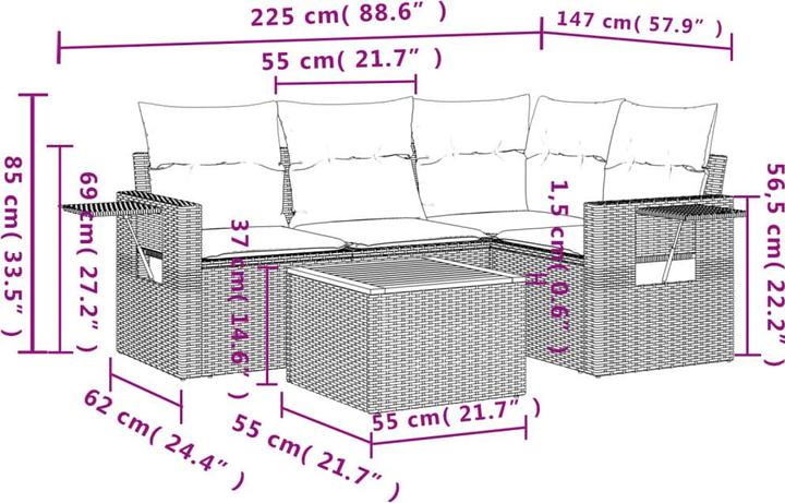 Produktbild vidaXL Brayan