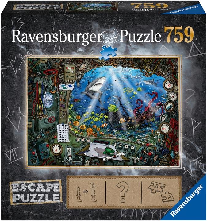 Actual product image Ravensburger Escape Room - The Submarine (759 pieces)