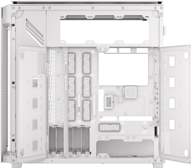 Actual product image Corsair Case iCUE 9000D RGB Airflow Tower TG white (ATX, E-ATX, mATX, SSI EEB)