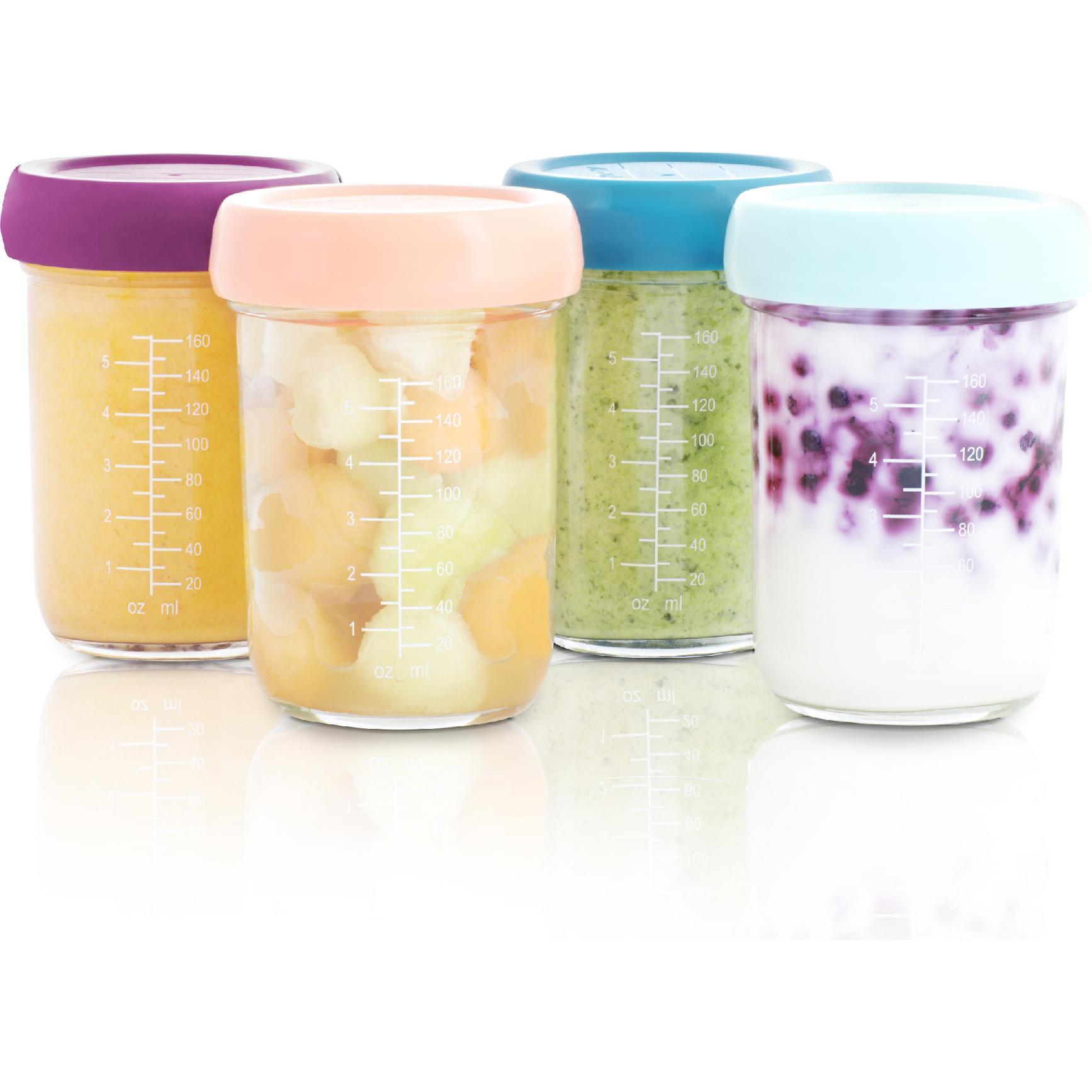 Thumbnail - Babymoov, Babynahrungsbehälter, Glas Babybols 4er-Set