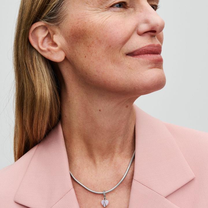 Immagine prodotto Pandora Ciondolo a forma di cuore opalescente Mama (Zirconia, Sintetico Opale, Argento 925)