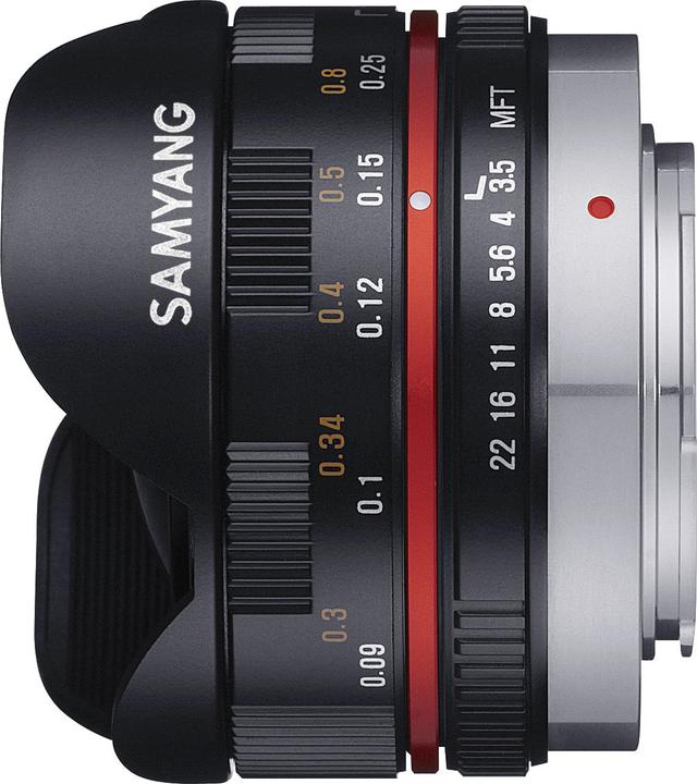 Image du produit Samyang 7.5mm f/3.5-22 MFT (Micro Four Thirds, APS-C / DX)