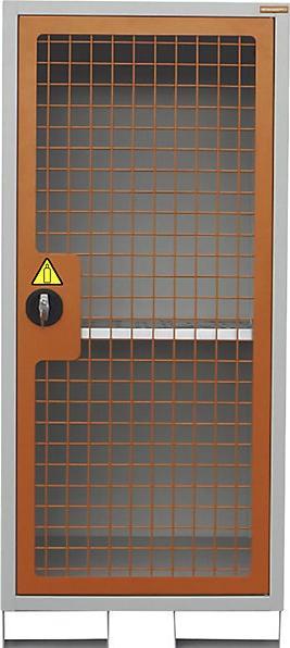Image du produit eurokraft basic Armoire pour bouteilles de gaz, 1 porte, h x l x p 1550 x 680 x 680 mm.