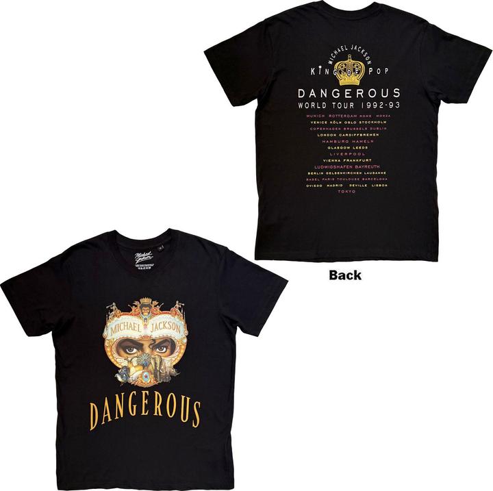 Produktbild Michael Jackson Dangerous World Tour Back Print (M)