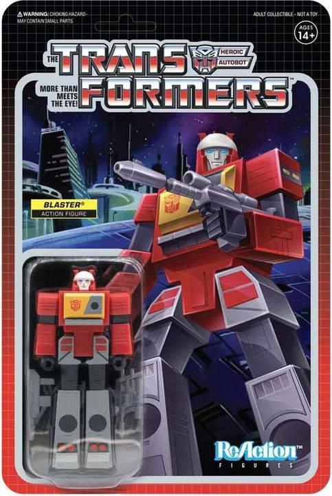 Produktbild Super7 Transformers ReAction Actionfigur Wave 3 Blaster 10 cm