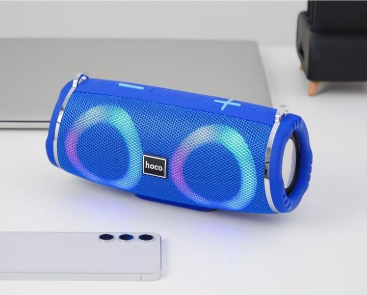 Produktbild Hoco - Wireless Speaker Sports (HC12) - Bluetooth 5.0, Shoulder Strap, 10W - Blue (2 h, Netzbetrieb)
