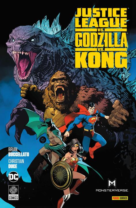 Actual product image Panini Justice League vs. Godzilla vs. Kong (German, Brian Buccellato, Tom Derenick, Christian Duce, 2024)