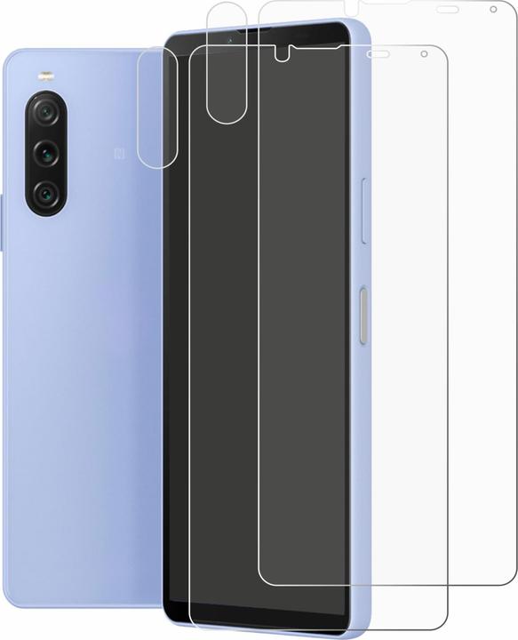 Produktbild ScreenLeaf Schutzfolie nachhaltiger Displayschutz Displayschutzfolie Folie Klar Transparent (2 Stück, Sony Xperia 10 V)