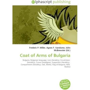Coat of Arms of Bulgaria, Fachbücher von Agnes F. Vandome, Frederic P. Miller, John McBrewster
