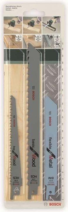 Produktbild Bosch Zubehör Säbelsägeblatt-Set S 922 EF, S 644 D, S 1111 K