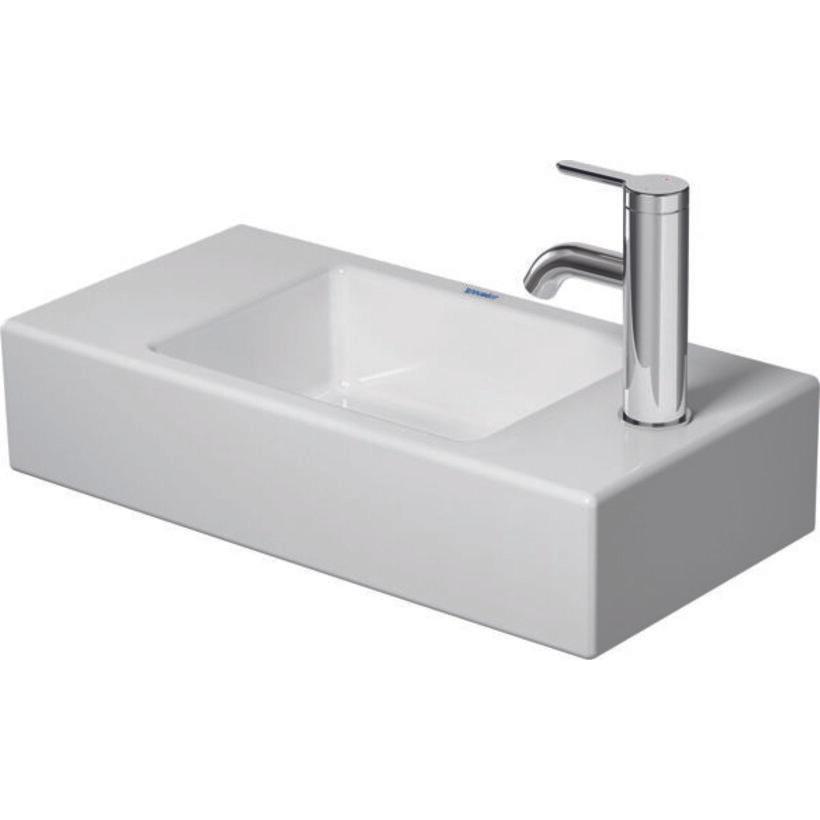Duravit, Waschbecken, Handwaschbecken VERO AIR o ÜL m HLB 500x250mm 1 HL rechts weiss (250 mm, 500 mm)