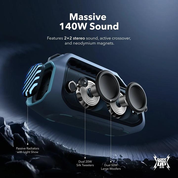 Actual product image soundcore Boom 2 Plus (20 h, Battery operated)