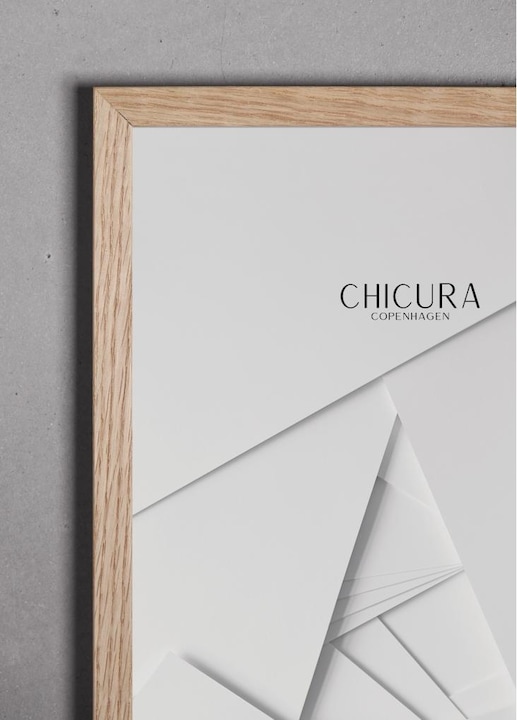 Image du produit ChiCura Cadre en bois - 18x24cm - Chêne - Acrylique (18 x 24 cm)