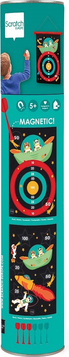 Actual product image Scratch Magnet dart game astronaut large (French)