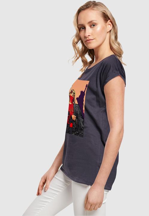 Produktbild Merchcode Laides Grand New York Extended Shoulder Tee - 116969 (XXL)