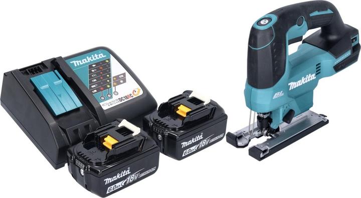 Actual product image Makita DJV 184 RG Battery Pendulum Jigsaw 18 V Brushless + 2x Battery 6.0 Ah + Charger