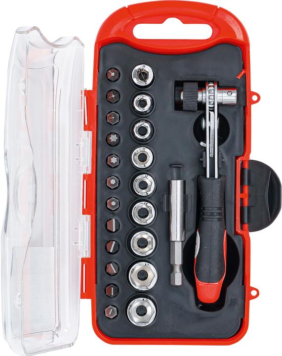 Actual product image BGS Bit / Socket Set with Bit Ratchet 23 pcs.