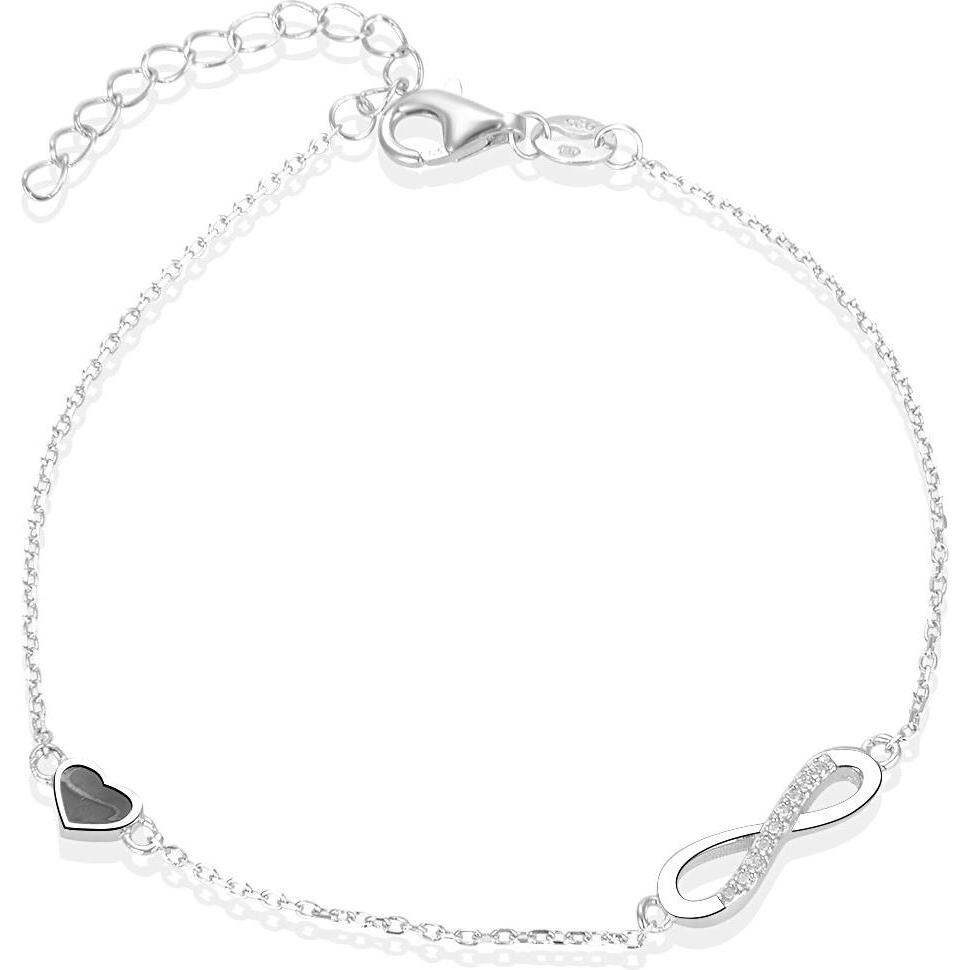 Beneto, Bracciale, Bracciale moda in argento amore infinito AGB629 / 21