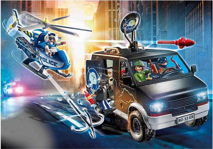 Immagine prodotto Playmobil 70575 Inseguimento con elicottero della polizia (70575, Playmobil City Life)
