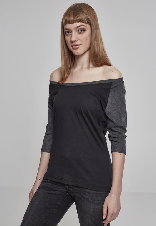 Produktbild Urban Classics Ladies 3/4 Contrast Raglan Tee (3XL)
