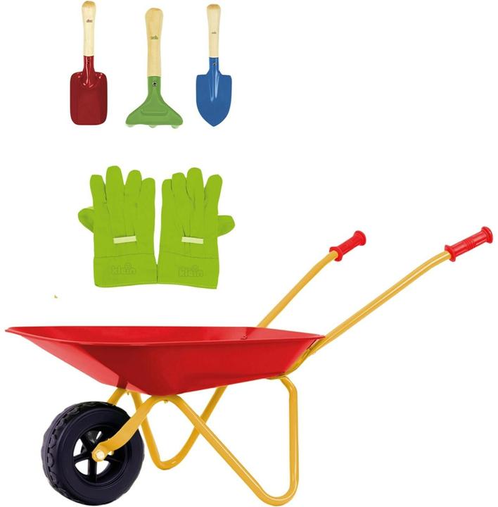 Theo Klein OF - Kinderschubkarre mit Zubehör, Metall