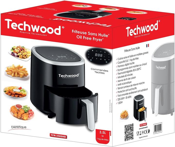 Produktbild Techwood Fryer without oil air fryer 1200 W