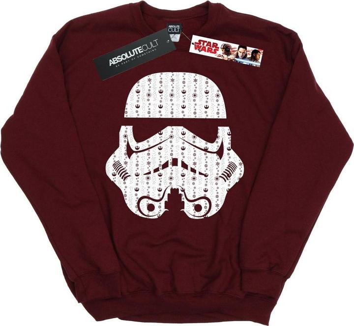 Produktbild Star Wars Christmas Stormtrooper Helmet Sweatshirt Jungen (152, 158)
