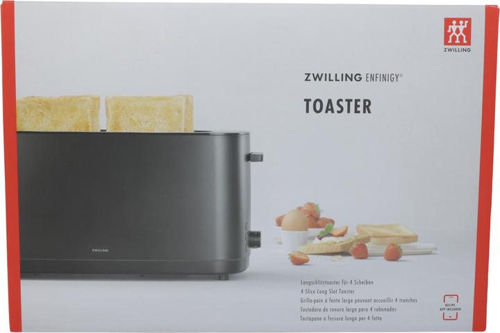 Productafbeelding Zwilling ENFINIGY Broodrooster 4 sneetjes 2 sleuven lang