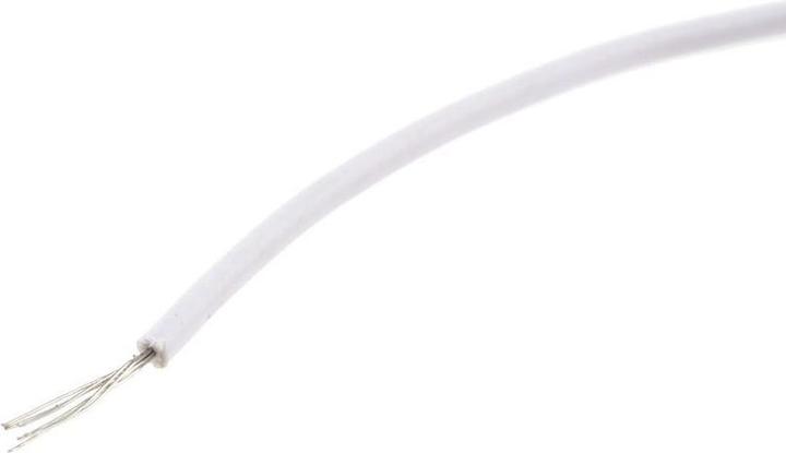 Produktbild RS PRO UL11028 Hook-up wire 22AWG White 100m (100 m)