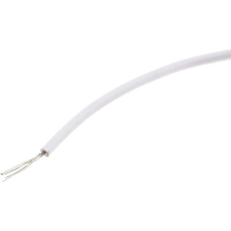 RS PRO, Tubo + Canalina per cavi, UL11028 Hook-up wire 22AWG White 100m (100 m)