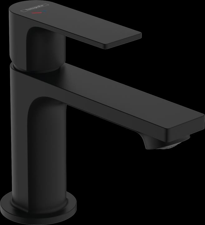 Immagine prodotto hansgrohe HG miscelatore monocomando per lavabo Rebris E 80 CoolStart m ZAG nero opaco