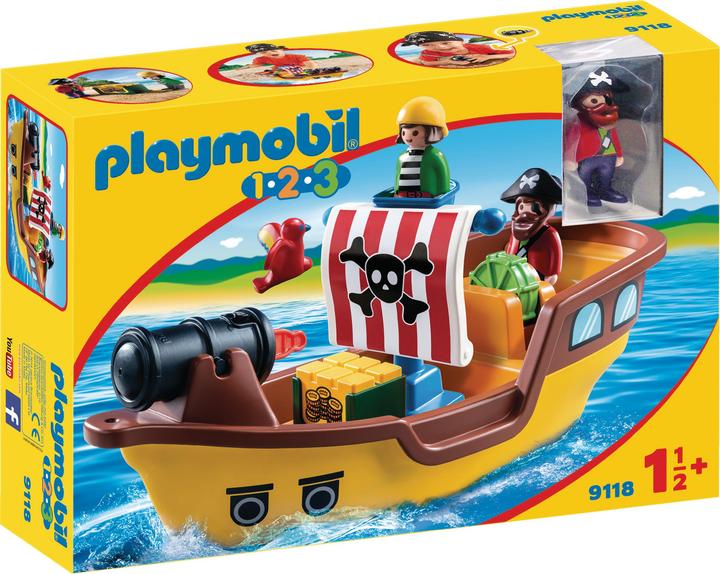 Playmobil Nave pirata (9118, Playmobil 1.2.3)