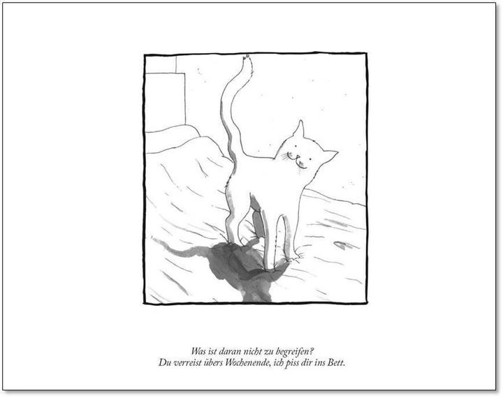 Produktbild Eine Katze muss tun, was eine Katze tun muss (Deutsch, Adrian Searle, Leena Flegler, Oliver Ninnis, 2018)
