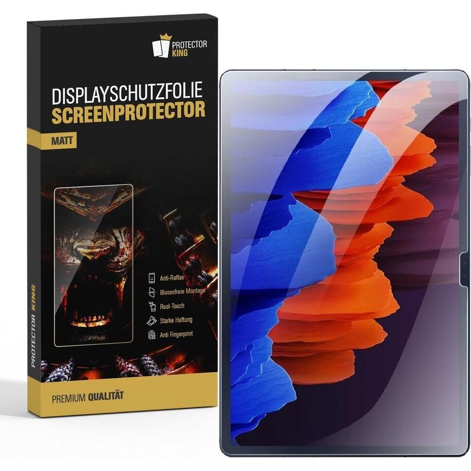 Protectorking 2x Premium Displayschutzfolie Matt Entspiegelt (2 Stück, Galaxy Tab S8 Plus), Tablet Schutzfolie