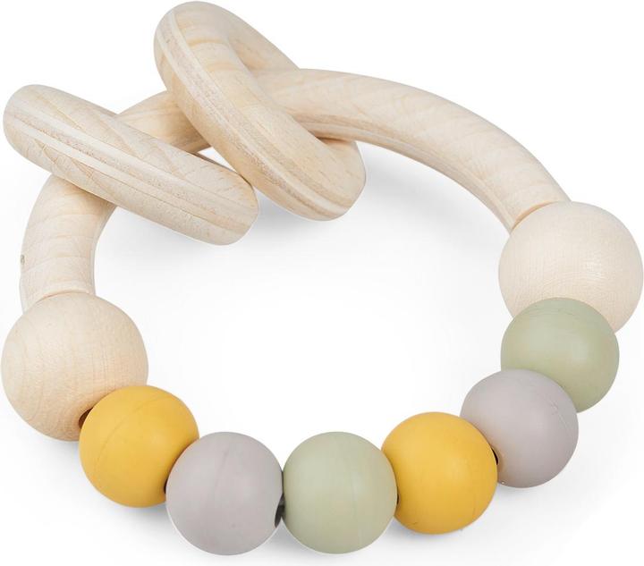 Grünspecht mit Kautschukperlen