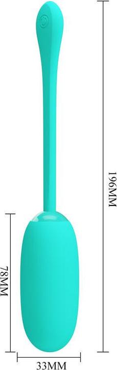 Produktbild Pretty Love Julius Wasserdichtes, Wiederaufladbares Vibrierei Aqua Green