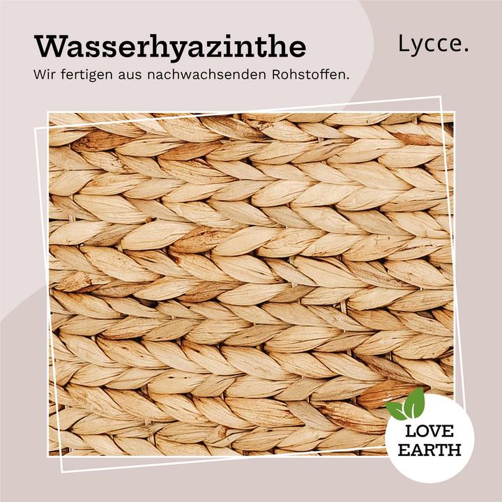 Actual product image Lycce Aufbewahrungskorb Casual Aufbewahrungskorb Wasserhyazinthe (33 cm)