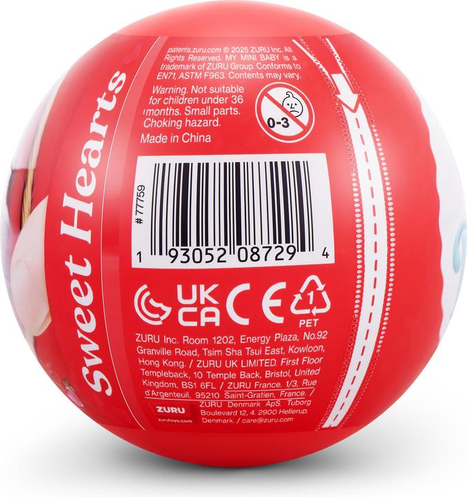 Actual product image Zuru 5 Surprise - My Mini Baby "Sweethearts"