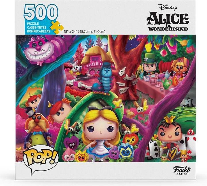 Produktbild Funko DISNEY - Alice au Pays des Merveilles - POP Puzzles (500 Teile)