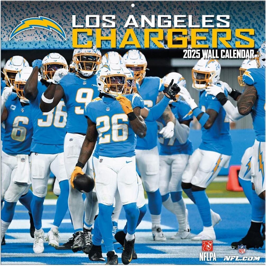 Turner, Kalender, NFL - Los Angeles Chargers - 30.5 x 30.5 cm Team Wandkalender 2025 (30.5 x 30.5 cm, Französisch, Itali...