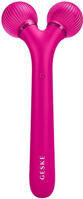 Actual product image Konjac Sponge Roller soniczy do twarzy 4w1 Geske z Aplikacją (magenta)