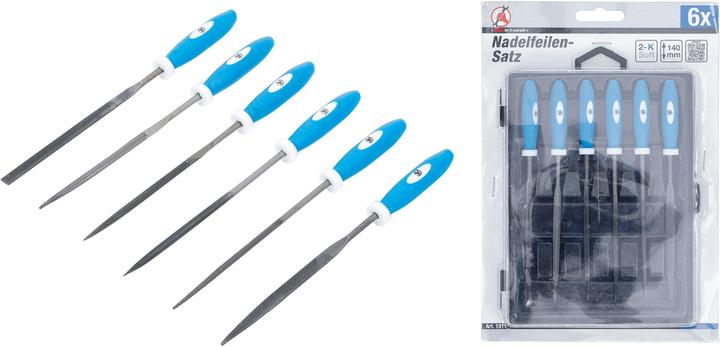 Produktbild BGS Nadelfeilen-Satz 140 mm 6-tlg. (Hieb 3, 140 mm)