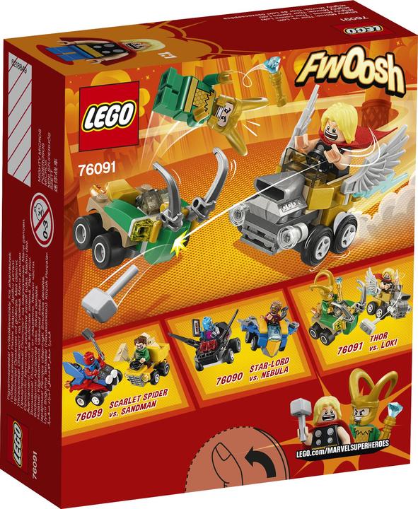 Actual product image LEGO Mighty Micros: Thor vs. Loki (76091, LEGO Marvel)
