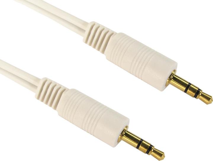 Cables Direct CDL 20m 3.5mm Stereo Cable - White (20 m, AUX cable)