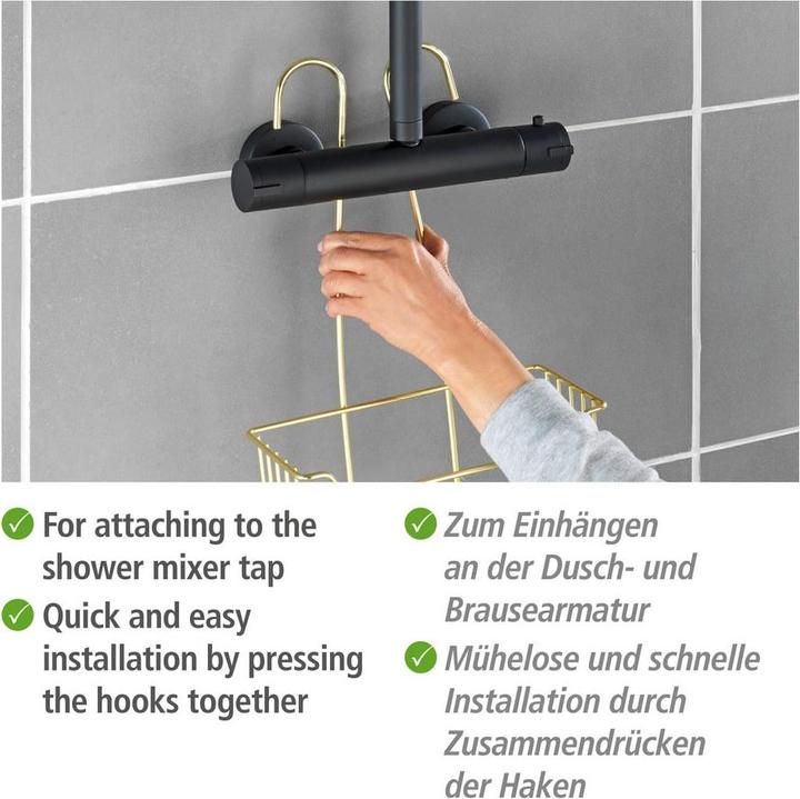 Produktbild Wenko Thermostat-Dusch-Caddy Milo (14 x 14 x 55 cm)